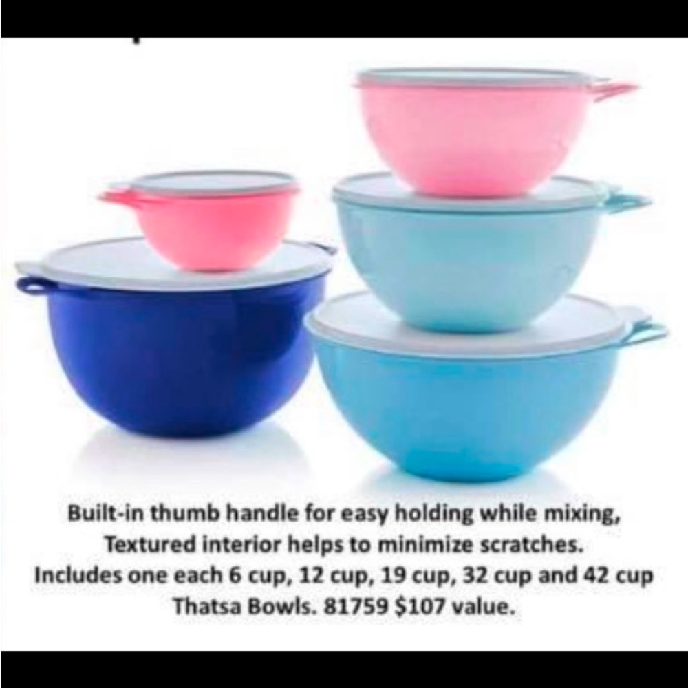 Tupperware Thatsa Bowls Set - Multicolor